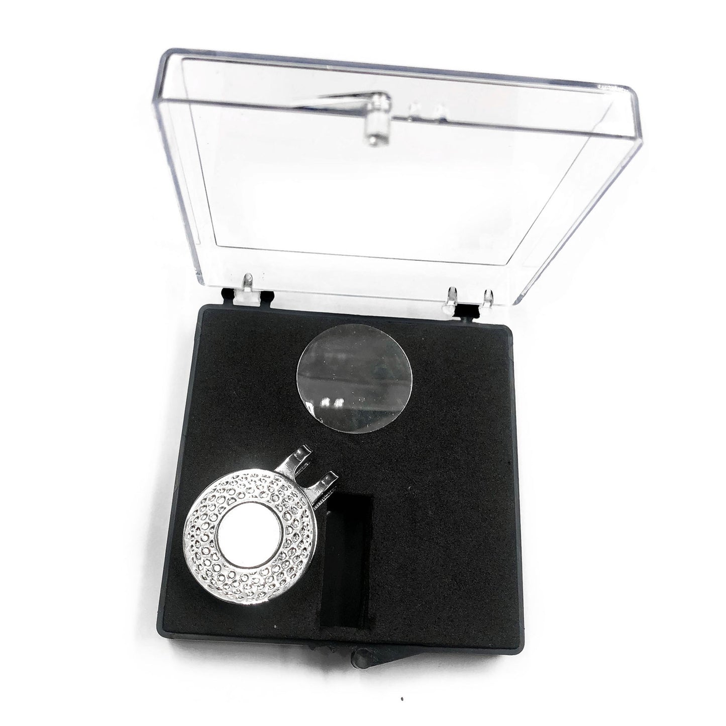 Flag Village Acrylic Transparent Mark Coin Fork Cap Clip Set Gift Box