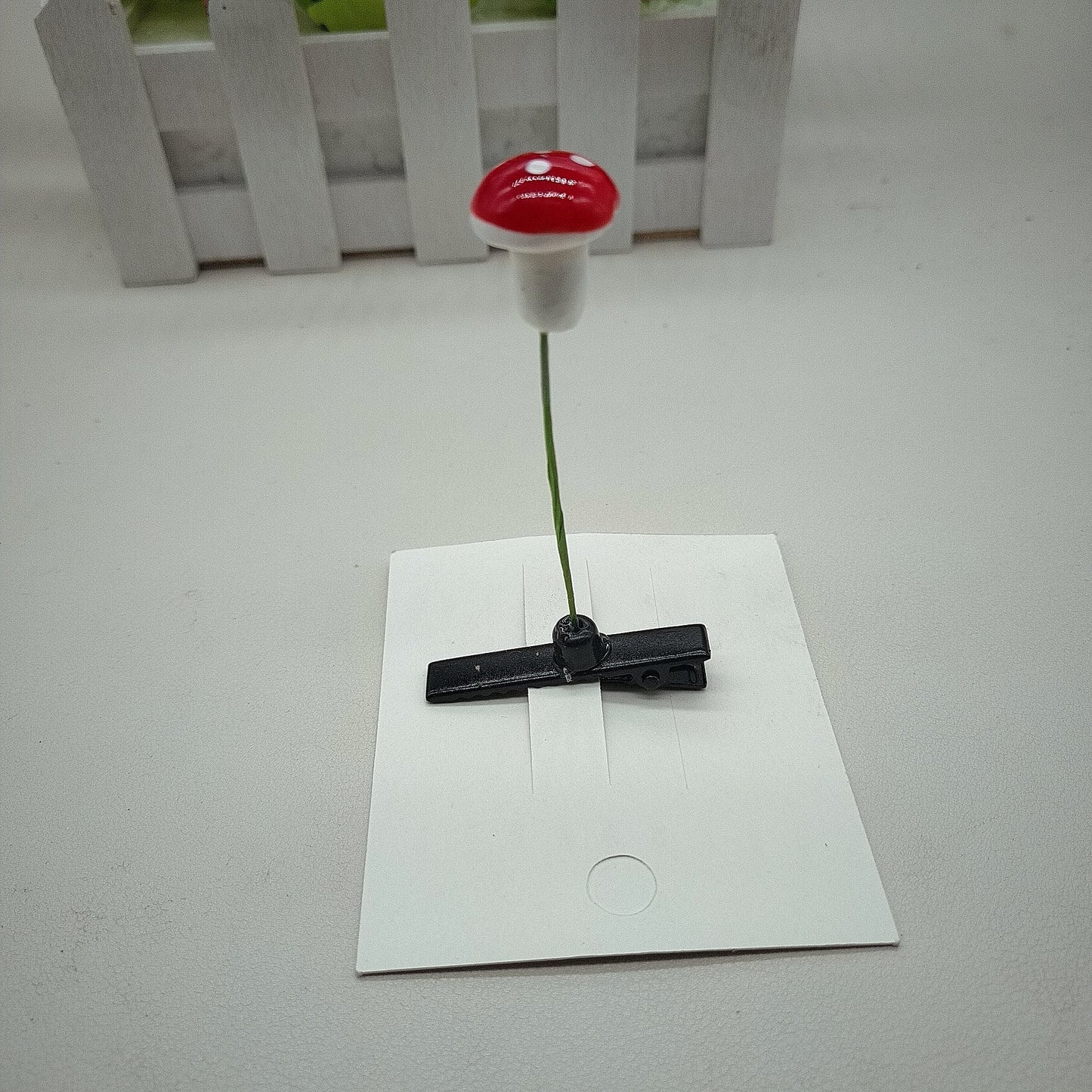 Flag Village Plastic Cute Grass Barrettes Funny Bean Sprout Class Kindergarten Gifts Spring Clip