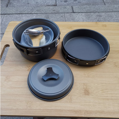 Flag Village Outdoor cookware 1-2 people camping cookware set