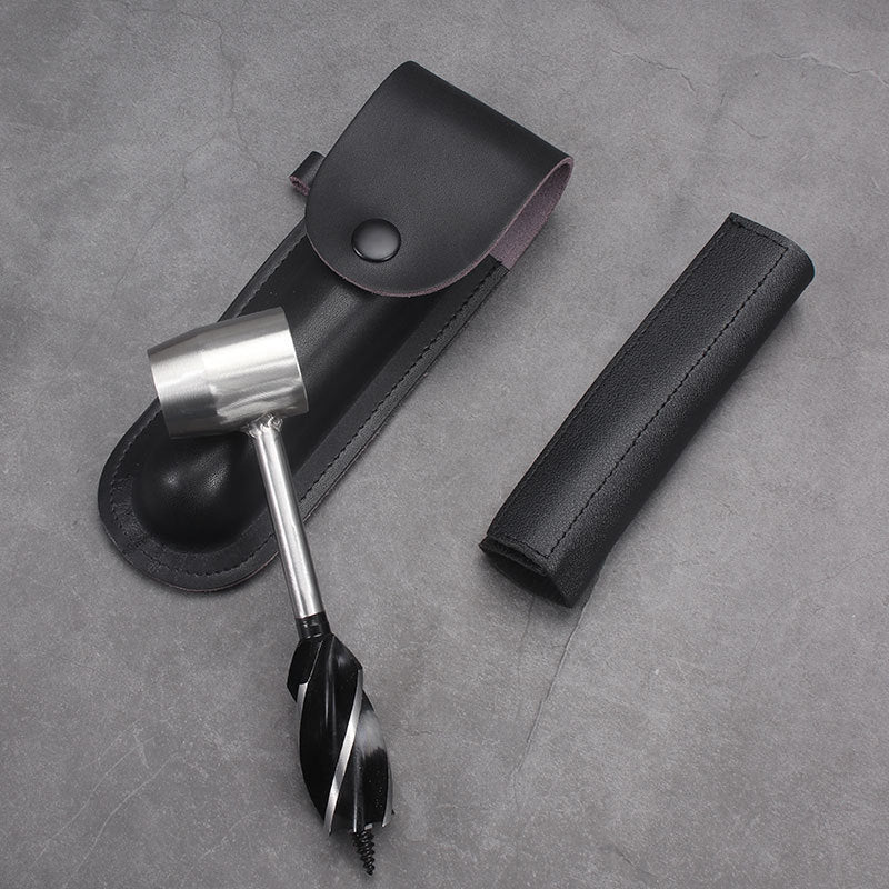 Flag Village Manual Auger Drill Hand Auger Drill Bit Outdoor Survival Punch Tool For Camping Bushcraft Outdoor