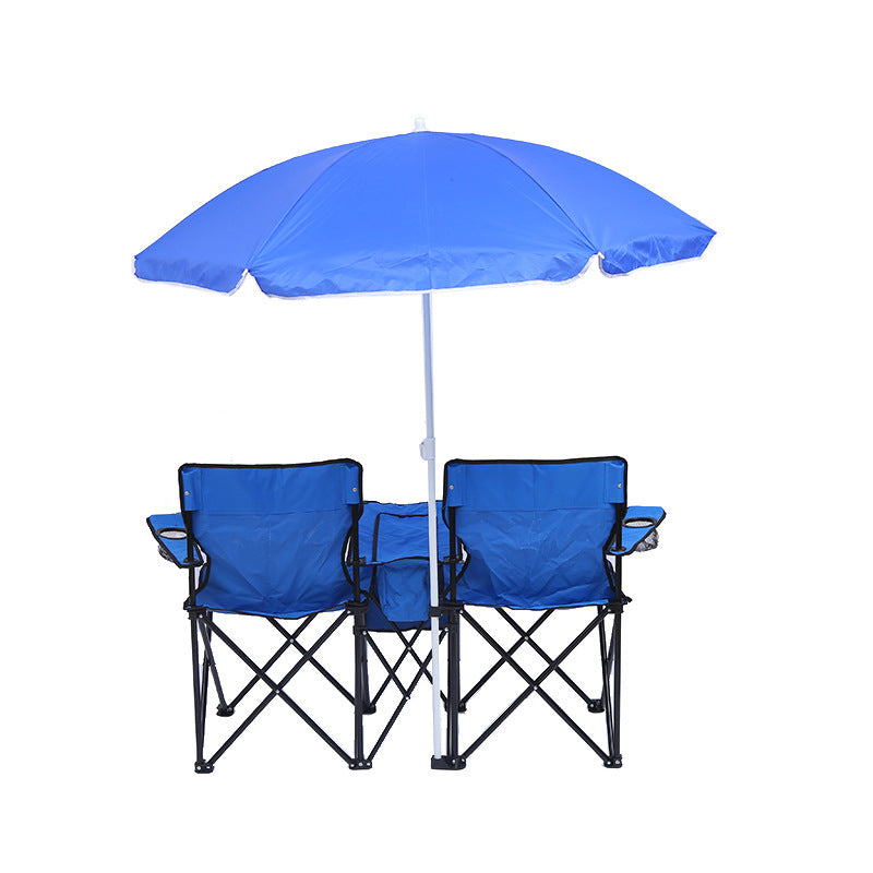 Flag Village Outdoor Double Portable Camping Folding Chair