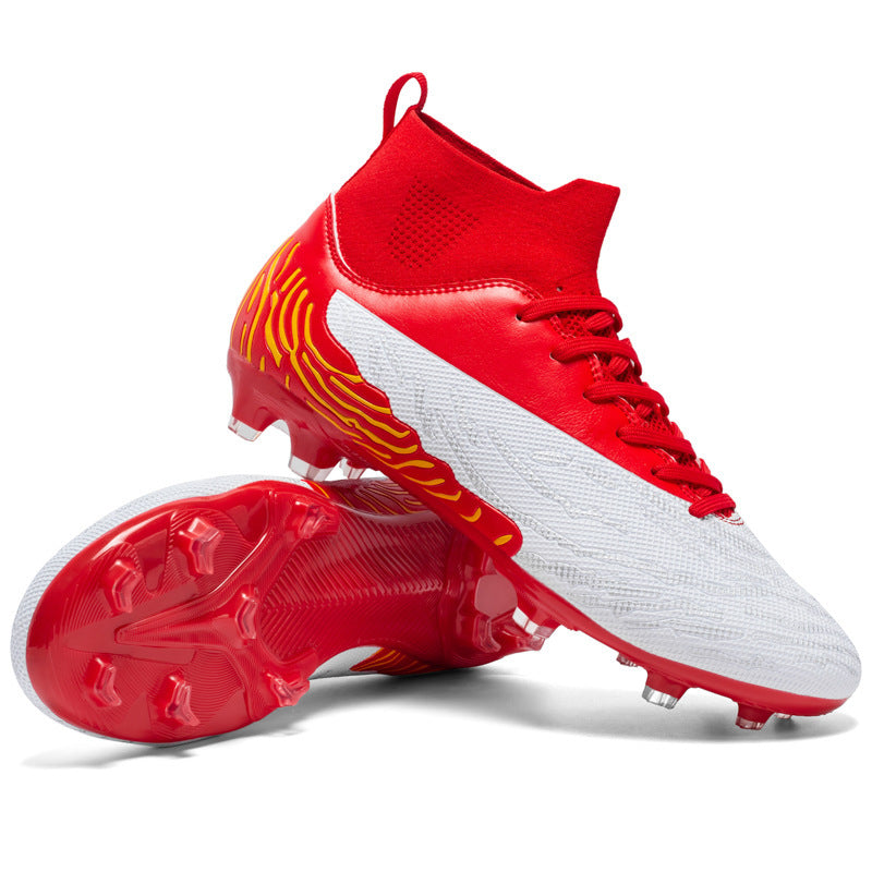 Flag Village Professional Spike Breathable Sweat Absorbing Outdoor Sports Soccer Shoes