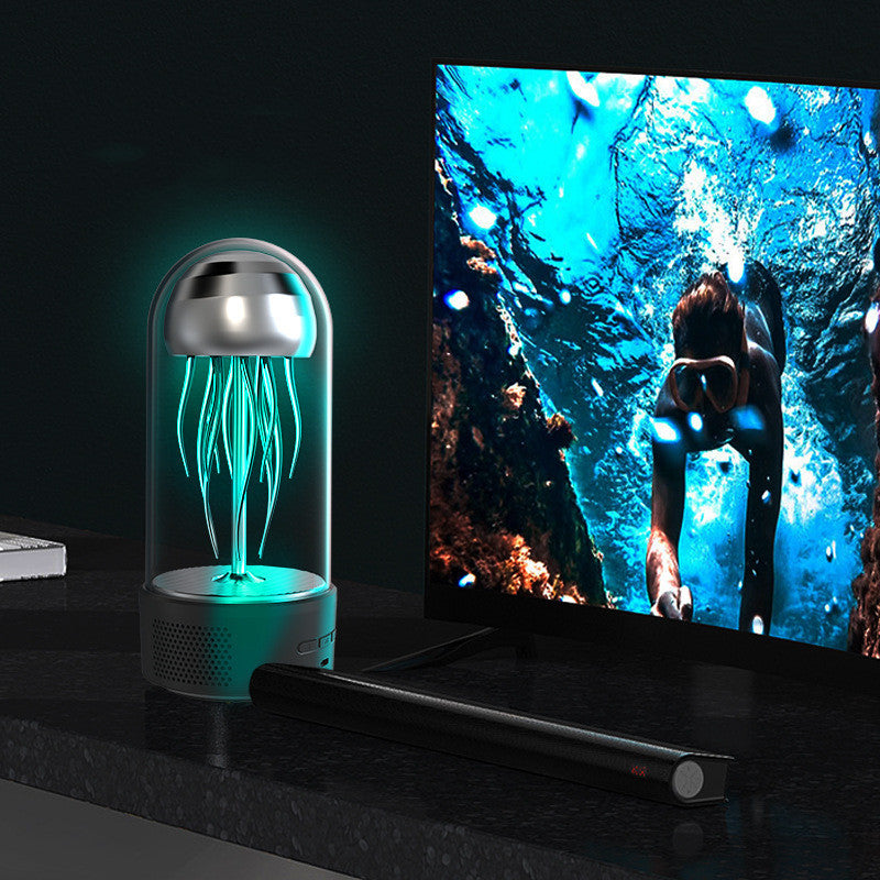 Flag Village Creative Jellyfish Bluetooth Speaker Colorful Flashing Lamp Octopus Audio Mini Portable Subwoofer Birthday Valentine's Day Gifts