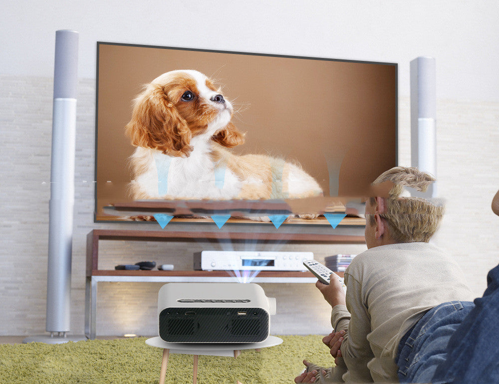 Flag Village HD Mini Home Projector Led Home Theater Children's Gifts