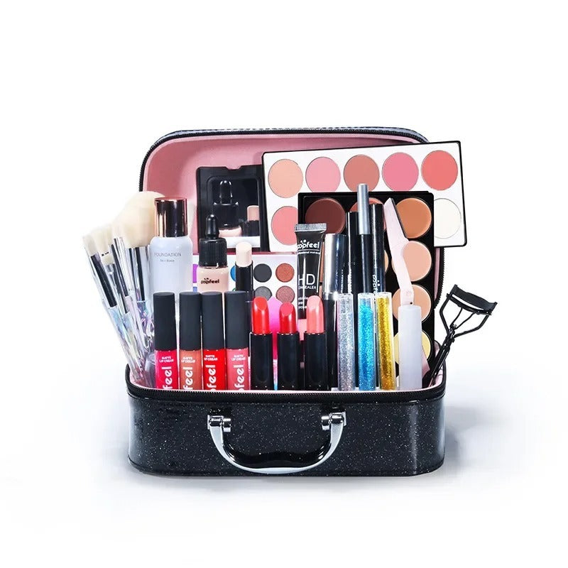 Flag Village Beginner Cosmetics Makeup Set Complete Set Novice Student Light Makeup Gift Box