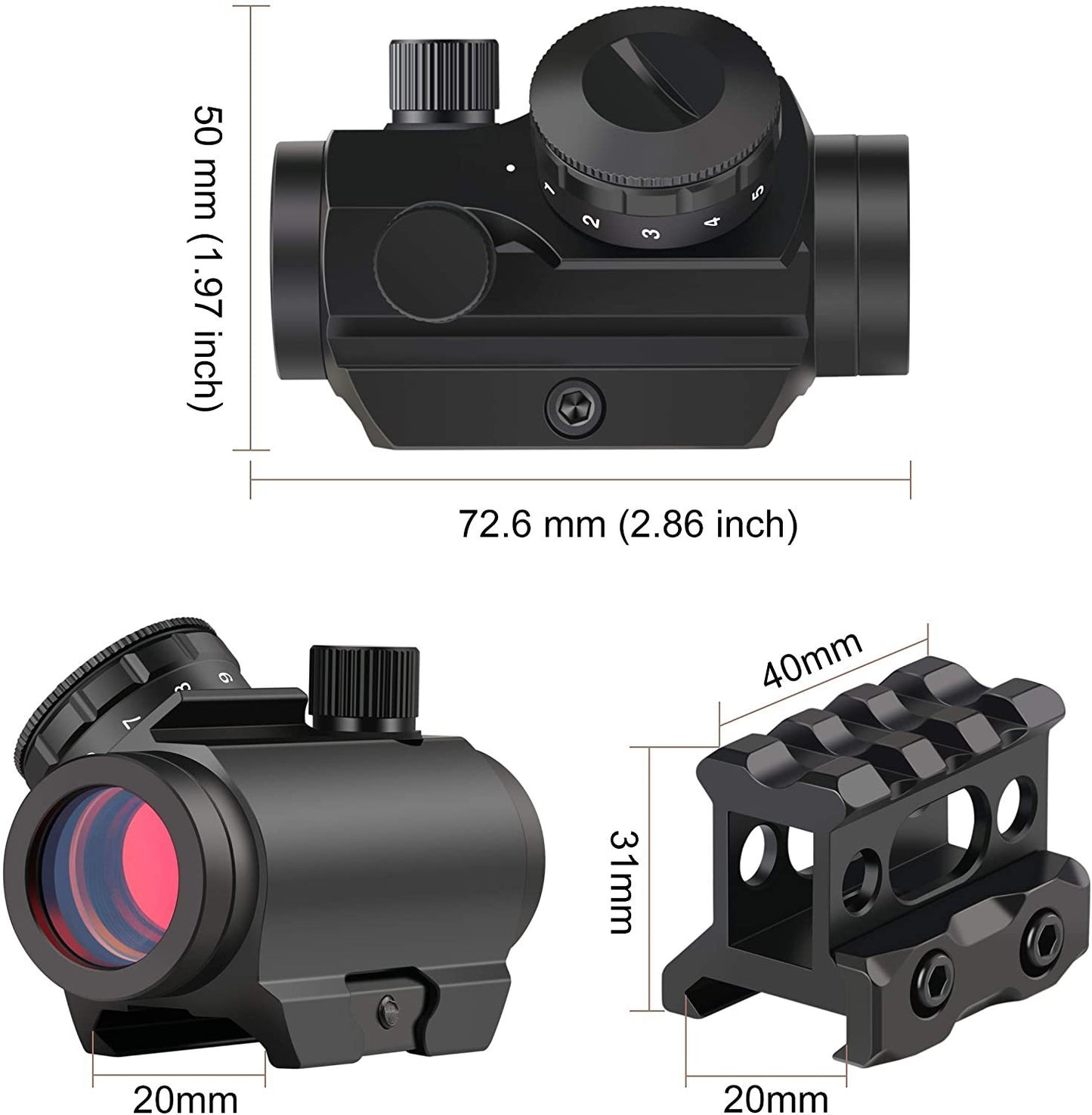 Flag Village Optical Equipment Outdoor Telescope Shooting Scope