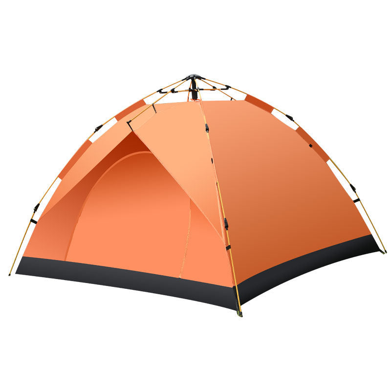 Flag Village Camping Outdoor Travel Double-decker Automatic Tent