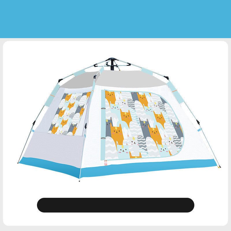 Flag Village Portable Children's Camping Folding Tent