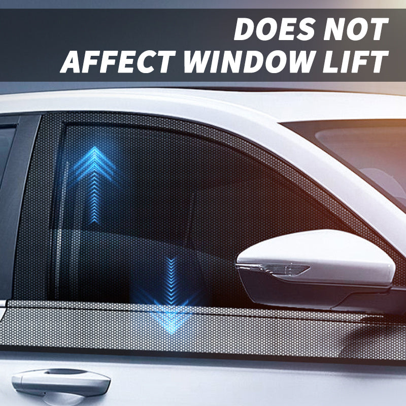 Flag Village Auto Tools Car Front&Rear Side Curtain Sun Visor Shade Mesh Cover Insulation Anti-mosquito Fabric Shield UV Protector Car Accessories Car Side Window Sunshades Window Screen Door Covers UV Protector
