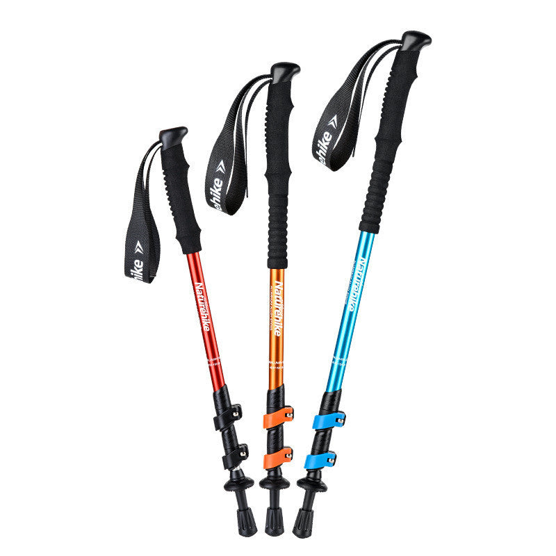 Flag Village Family Children's Outdoor Trekking Poles With Three Sections