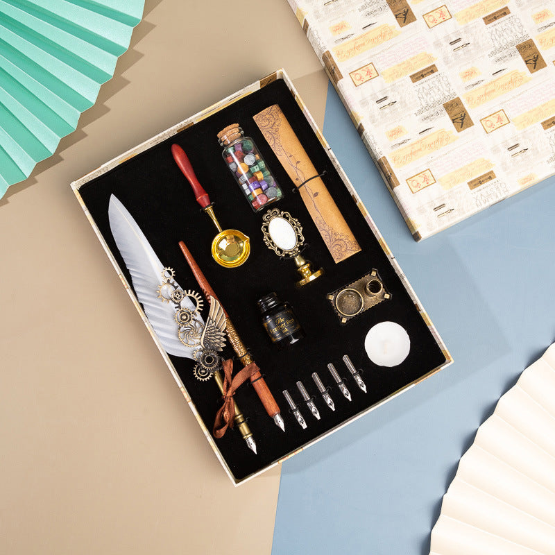 Flag Village Business Gift Box Birthday Gift Pen Set