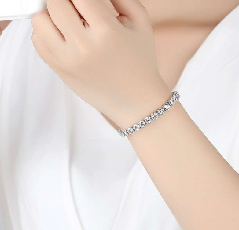 Flag Village Cubic Zirconia Tennis Bracelet & Bangles For Women Christmas Gifts New Fashion Lady Jewelry