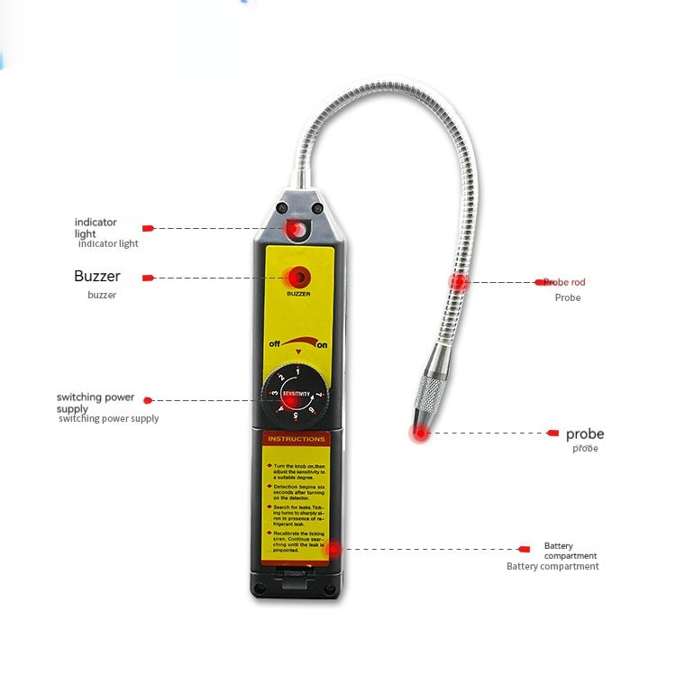 Flag Village Auto Tools WJL-6000 Halogen Air Tightness Electronic Car Leak Detector