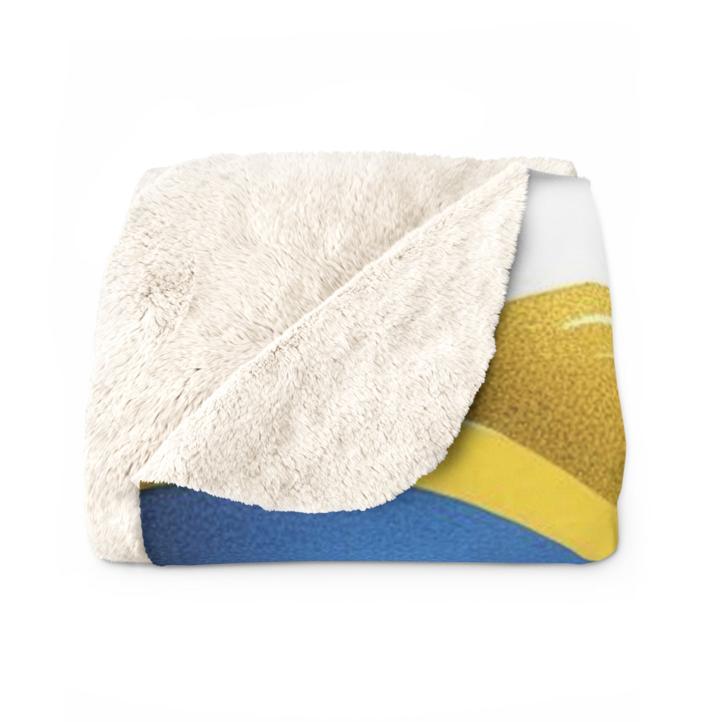 Flag Village Ukraine Sporting Flag Sherpa Fleece Blanket UKR0006