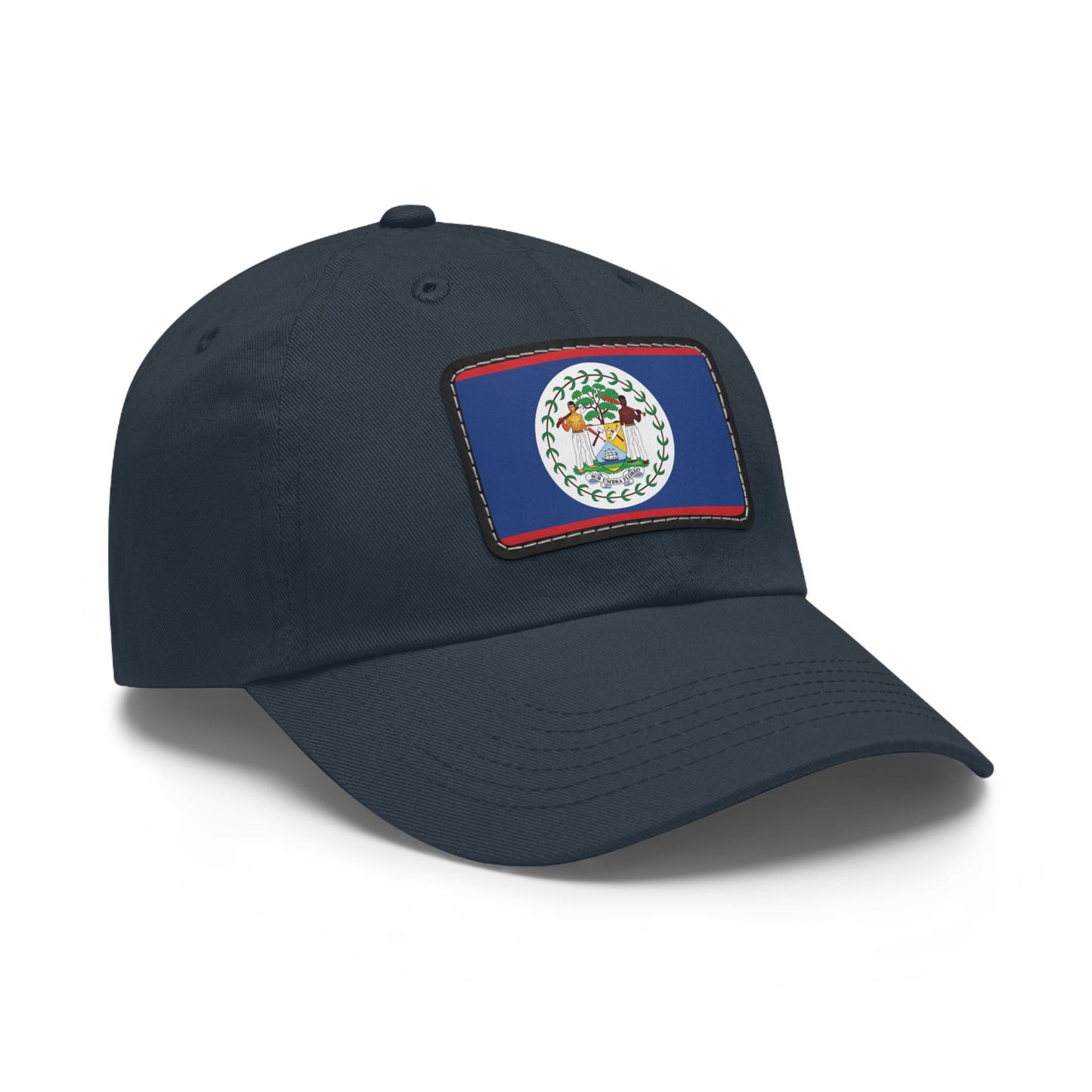 Flag Village Belize Flag Hat Cap with Leather Patch