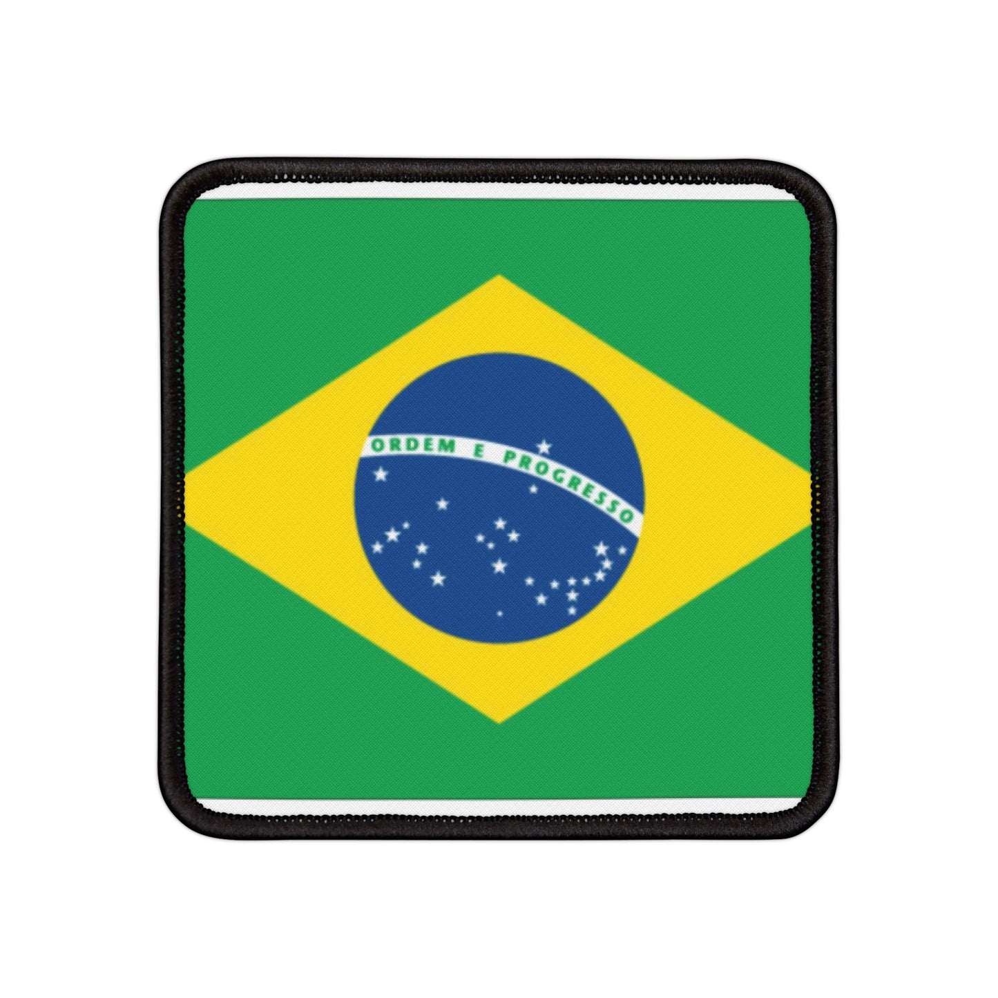 Flag Village Brazil Flag Embroidery Iron-On Patches
