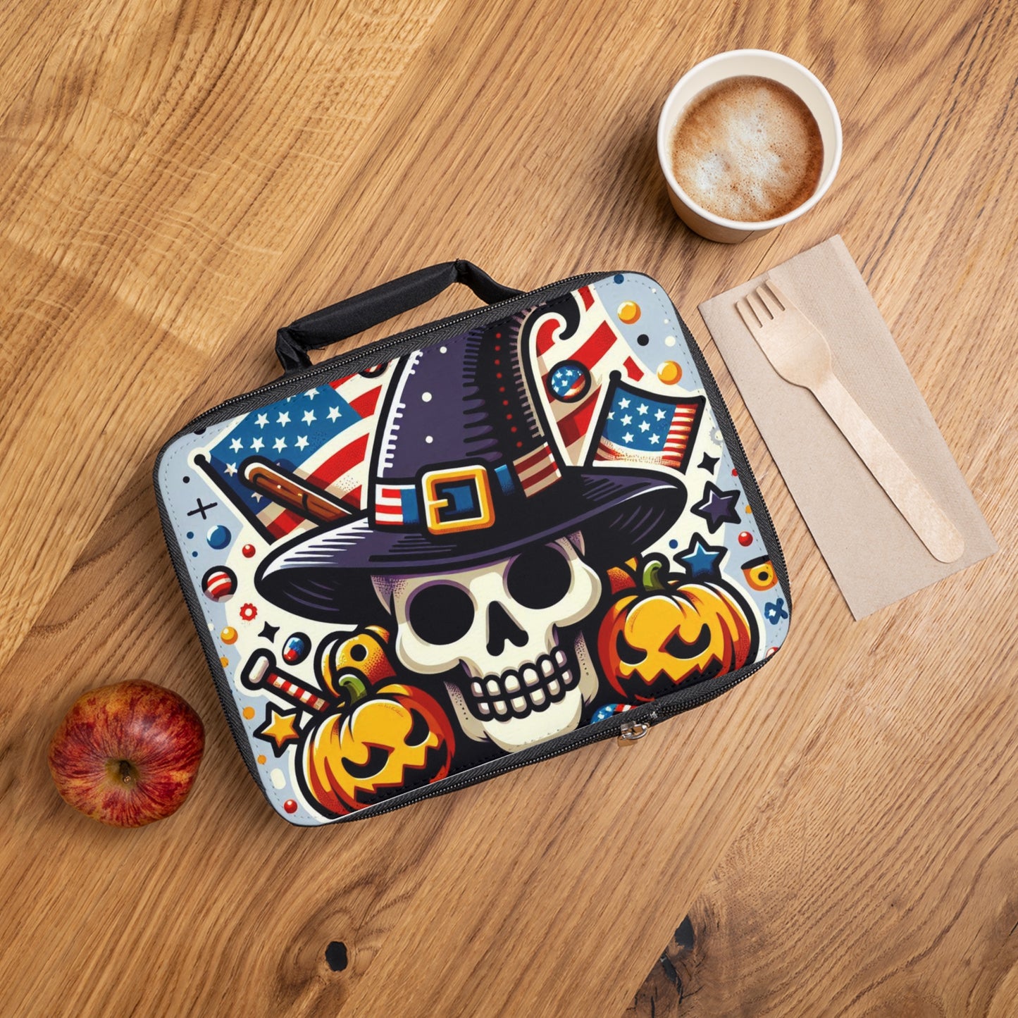 Flag Village Halloween Witch Lunch Bag HW0098