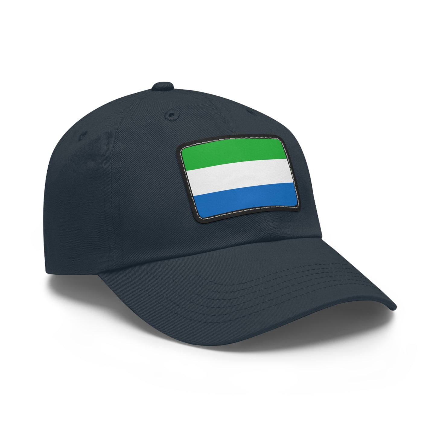 Flag Village Sierra Leone Flag Hat Cap with Leather Patch