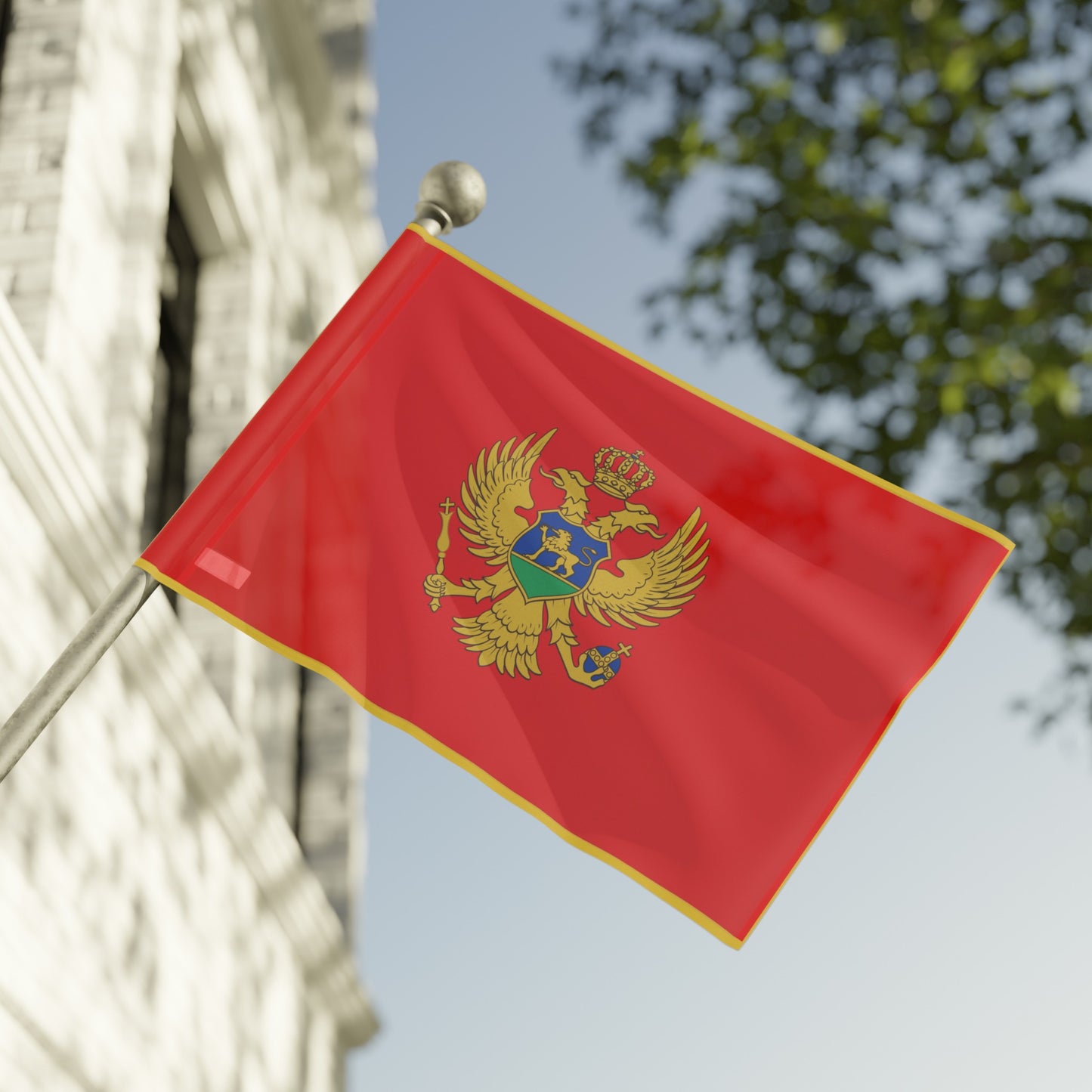 Flag Village Montenegro Flag 18" x 12" / 36" x 24" / 60" x 36"