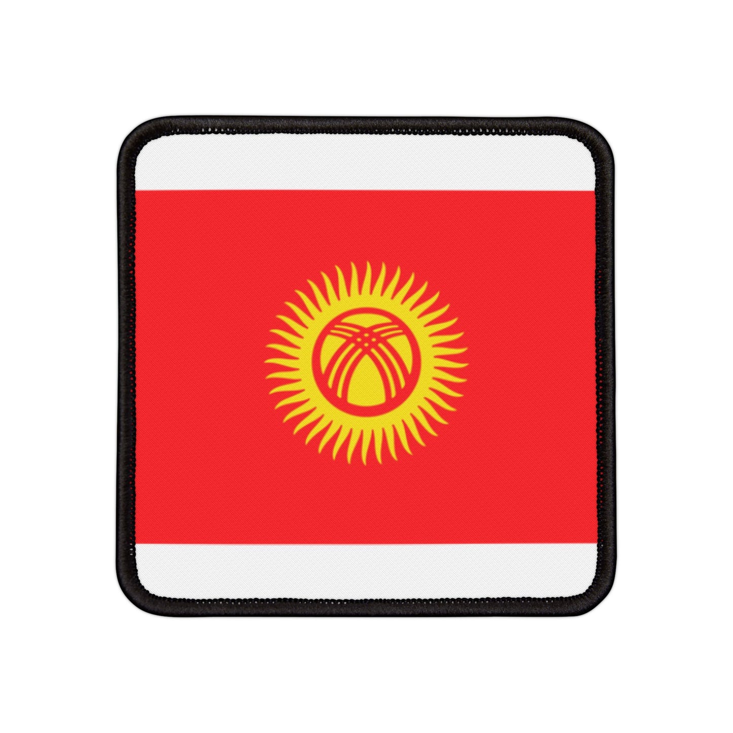 Flag Village Kyrgyzstan Flag Embroidery Iron-On Patches