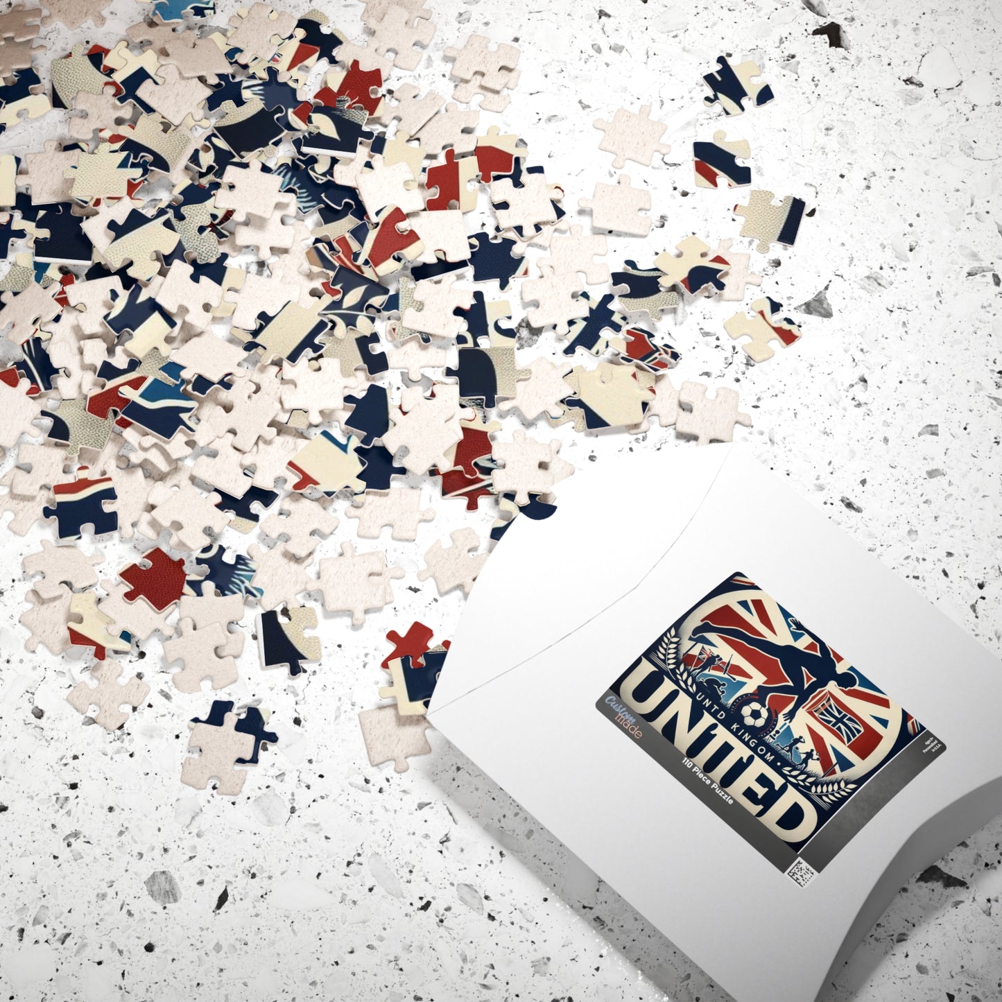 Flag Village United Kingdom Sporting Flag Puzzle (110, 252, 520, 1014-piece) UK0018