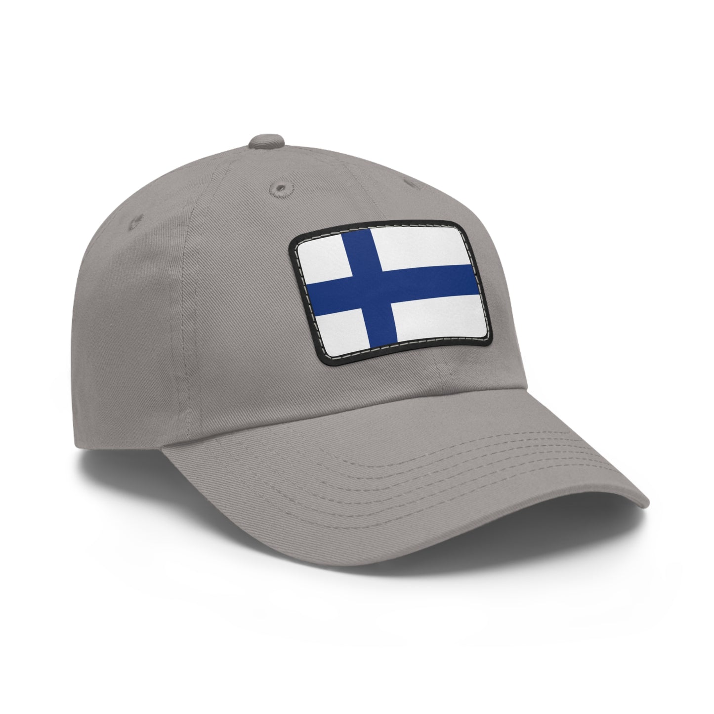 Flag Village Finland Flag Hat Cap with Leather Patch