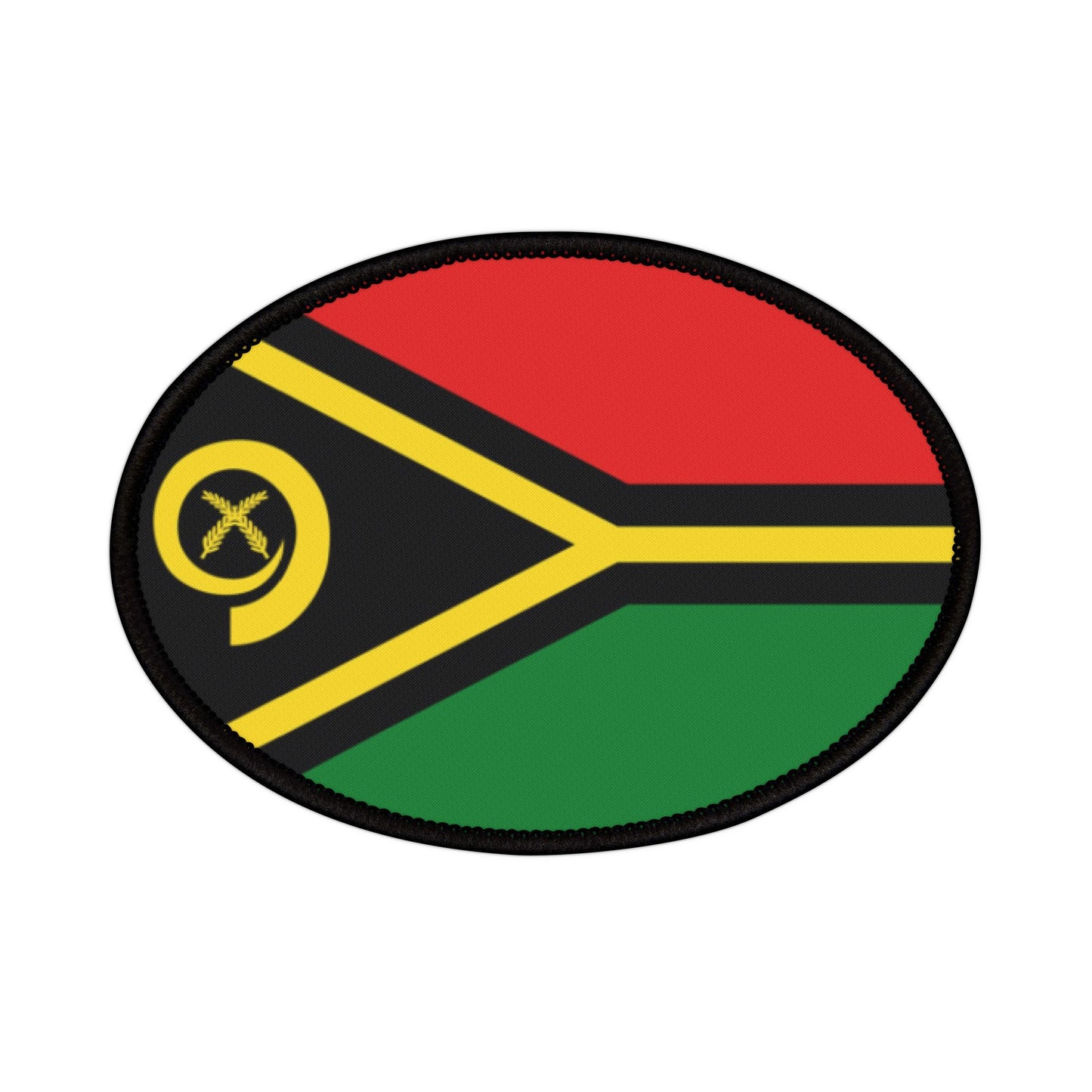 Flag Village Vanuatu Flag Embroidery Iron-On Patches