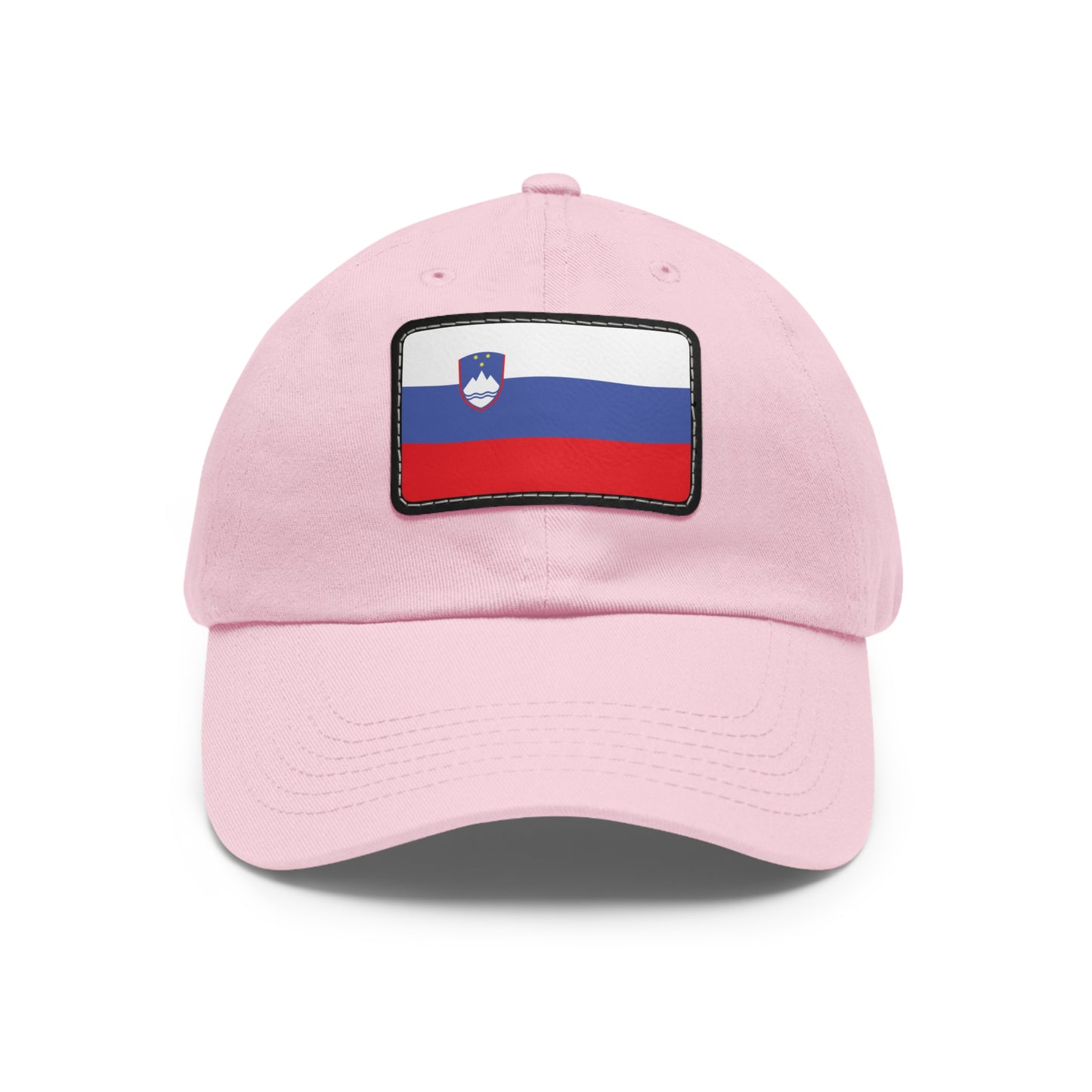 Flag Village Slovenia Flag Hat Cap with Leather Patch
