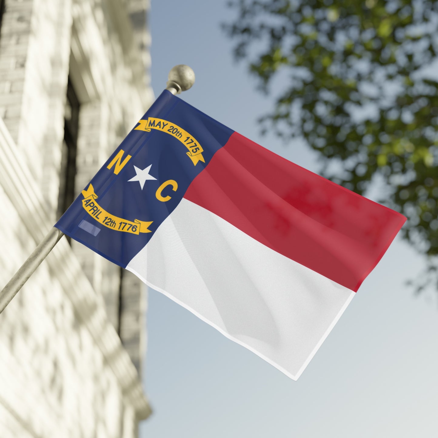 Flag Village USA North Carolina State Flag 18" x 12" / 36" x 24" / 60" x 36"