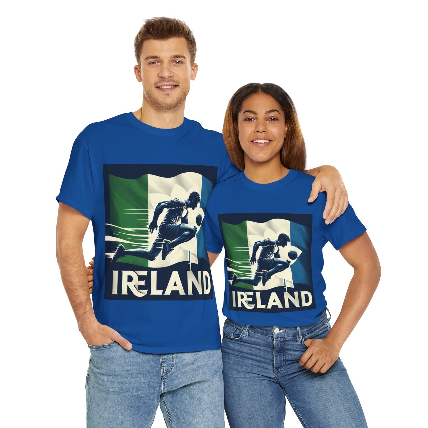 Flag Village Ireland Sporting Flag T-SHIRT Heavy Cotton Tee IRL0008