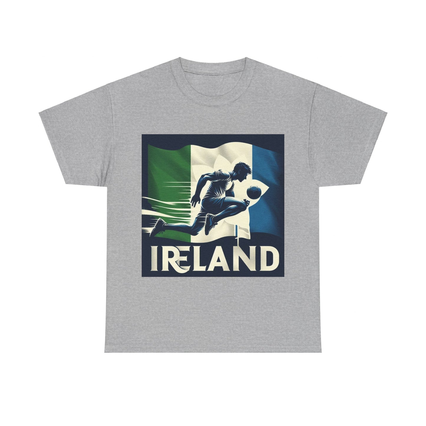Flag Village Ireland Sporting Flag T-SHIRT Heavy Cotton Tee IRL0008