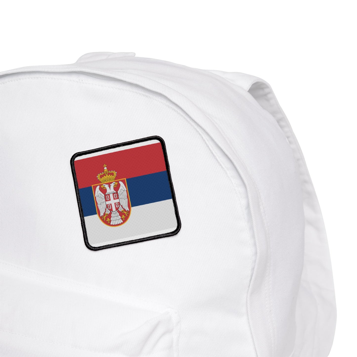 Flag Village Serbia Flag Embroidery Iron-On Patches