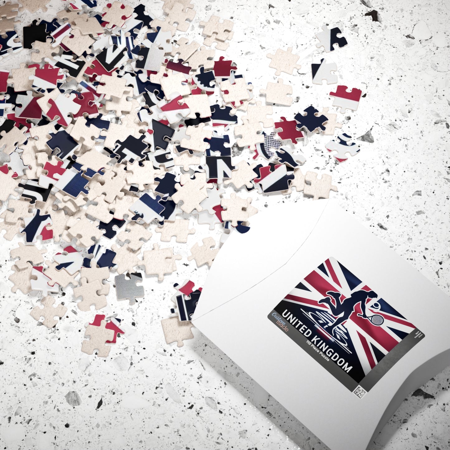 Flag Village United Kingdom Sporting Flag Puzzle (110, 252, 520, 1014-piece) UK0010