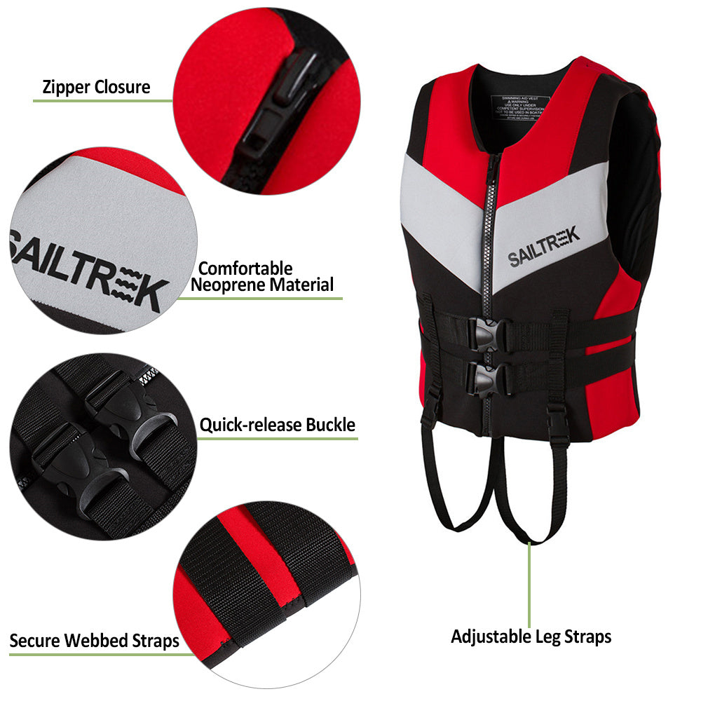 Flag Village Professional life jacket thickened buoyancy