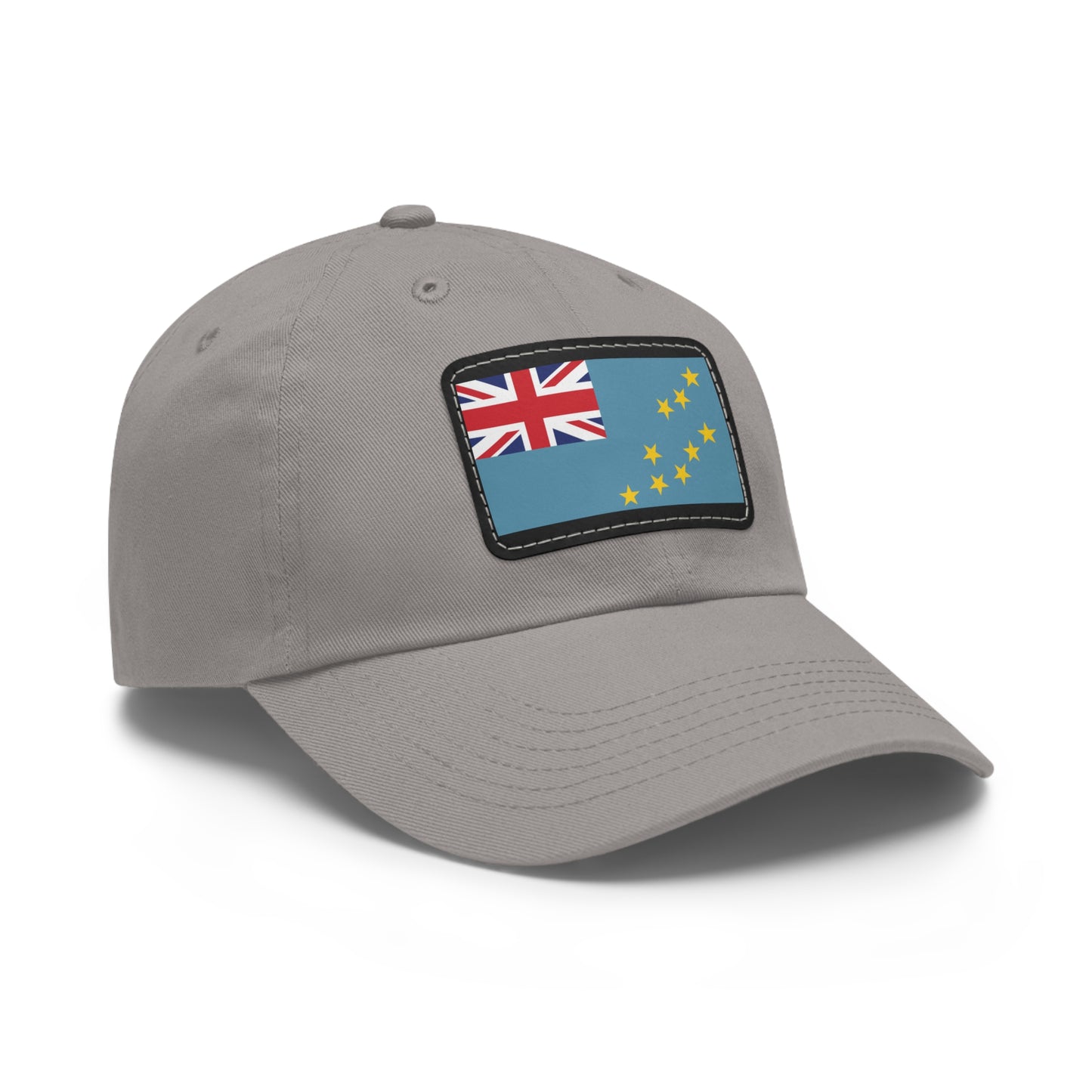 Flag Village Tuvalu Flag Hat Cap with Leather Patch