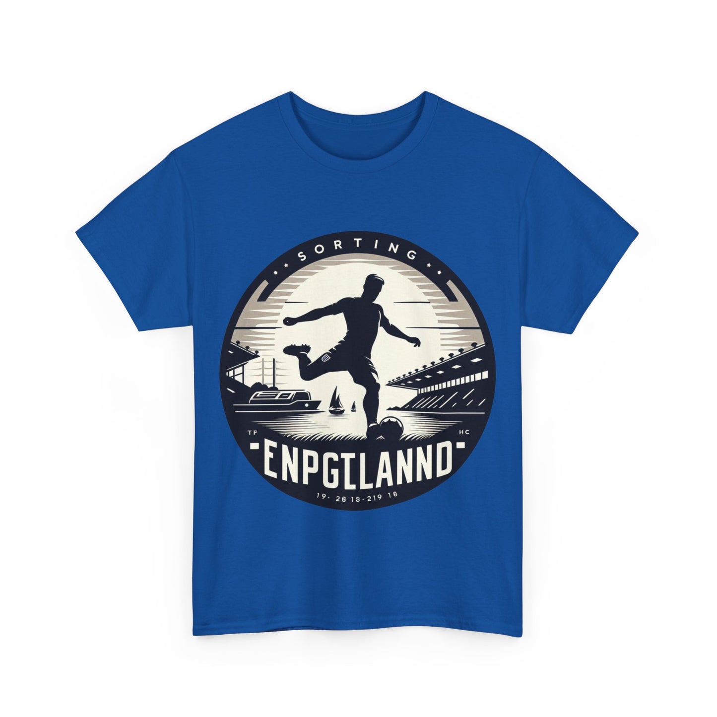 Flag Village England Sporting Flag T-SHIRT Heavy Cotton Tee GBR0004