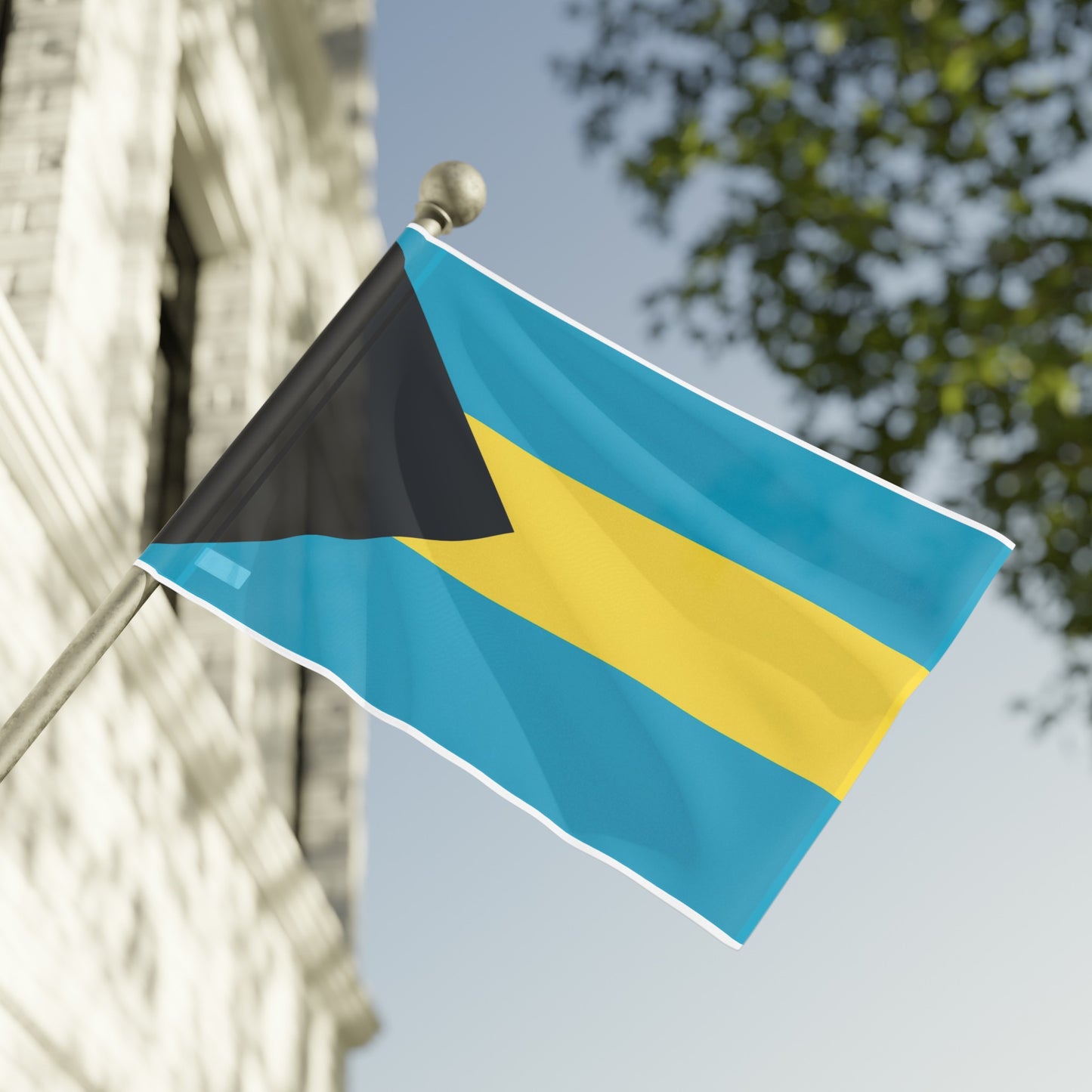 Flag Village Bahamas Flag 18" x 12" / 36" x 24" / 60" x 36"