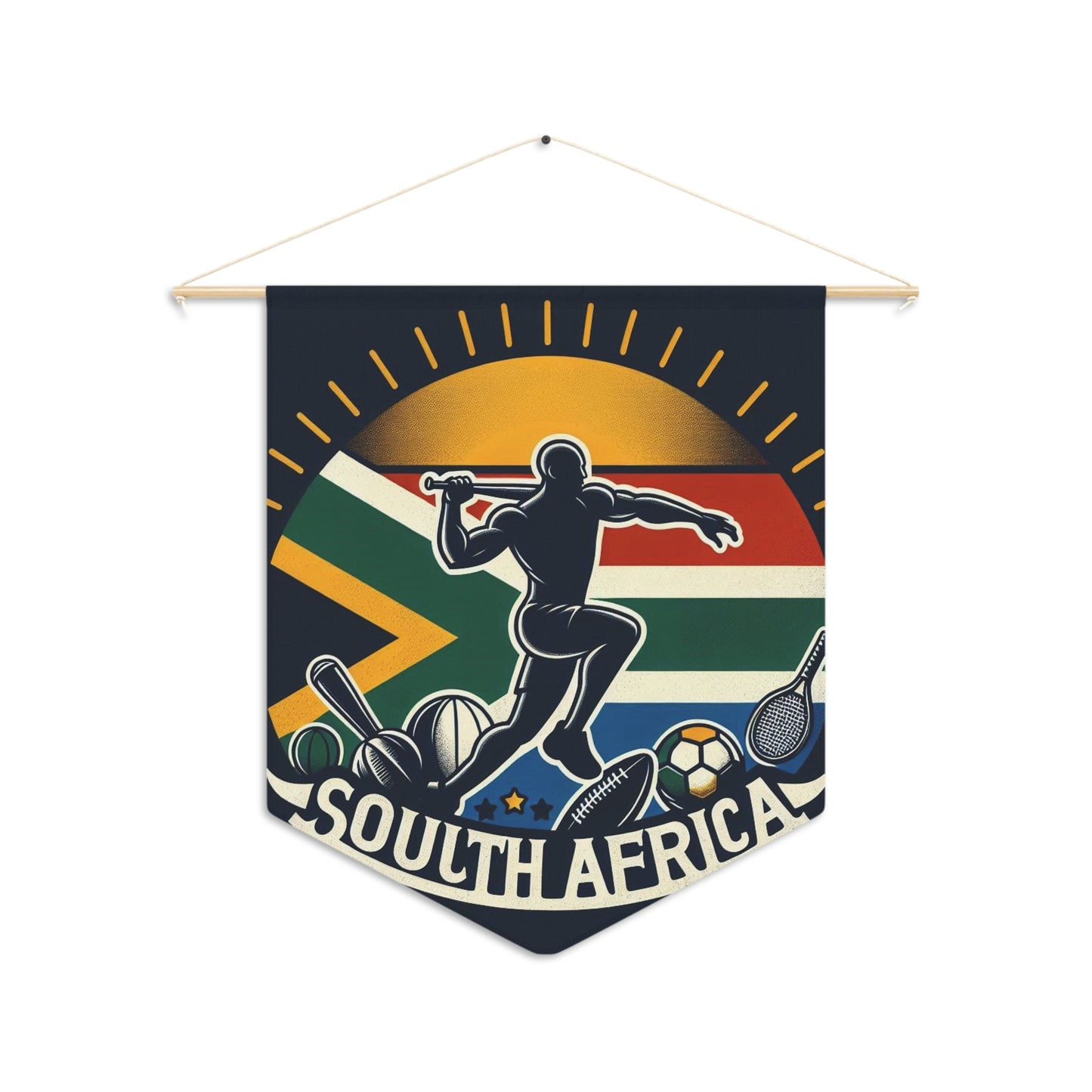 Flag Village South Africa Flag Pennant Sporting Home Wall decoration ZAF0002