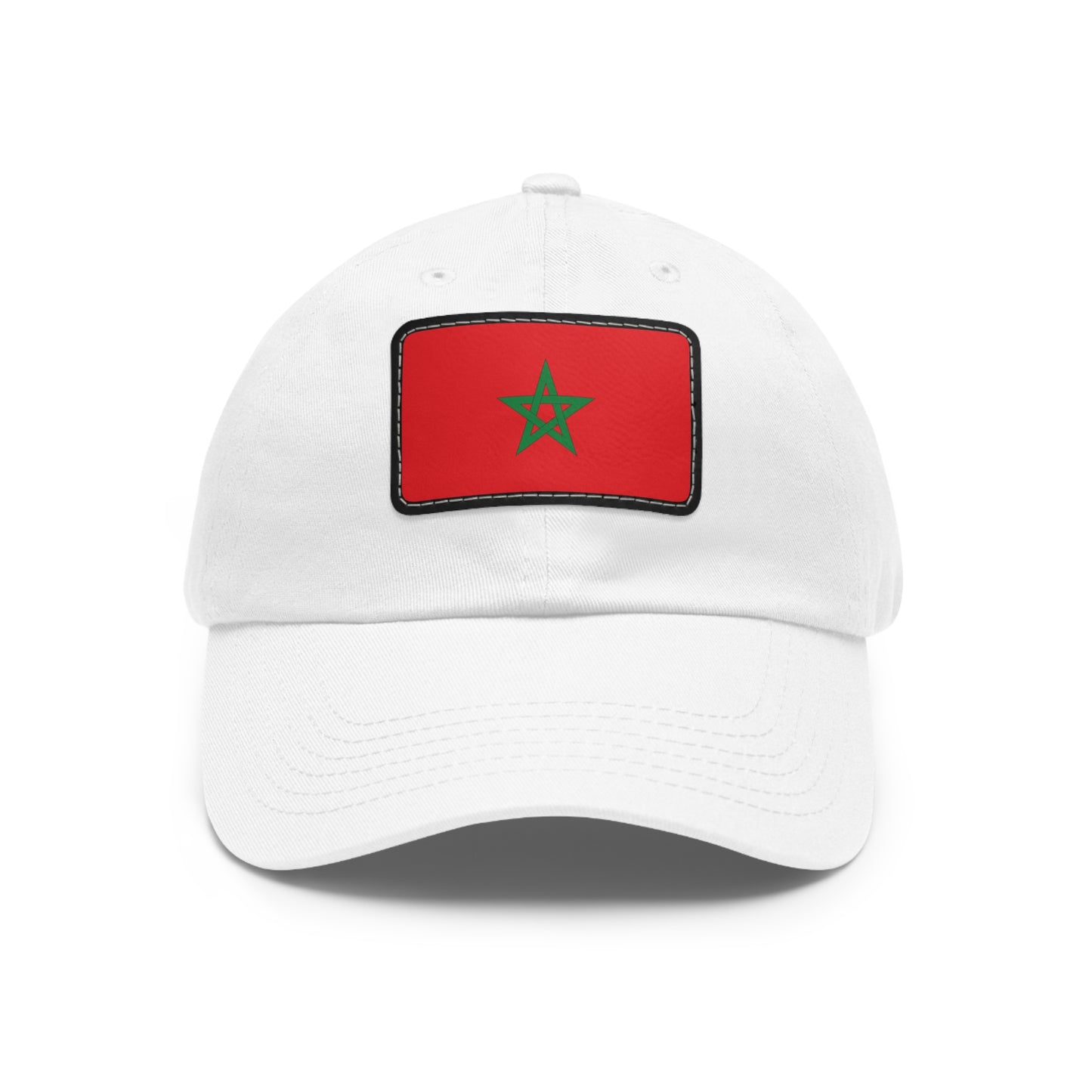 Flag Village Morocco Flag Hat Cap with Leather Patch