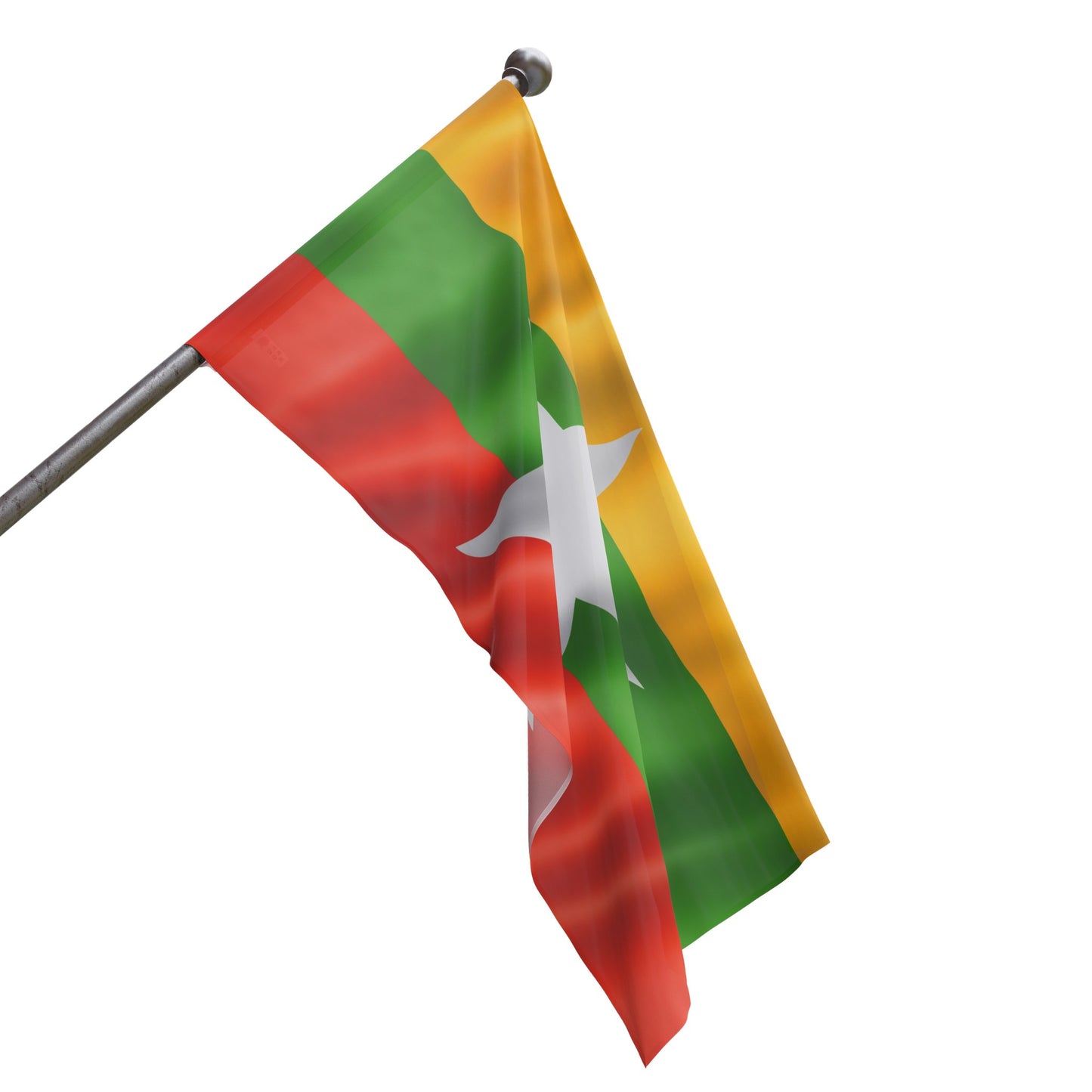 Flag Village Myanmar Flag 18" x 12" / 36" x 24" / 60" x 36"