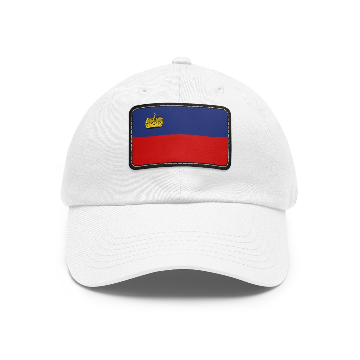Flag Village Liechtenstein Flag Hat Cap with Leather Patch