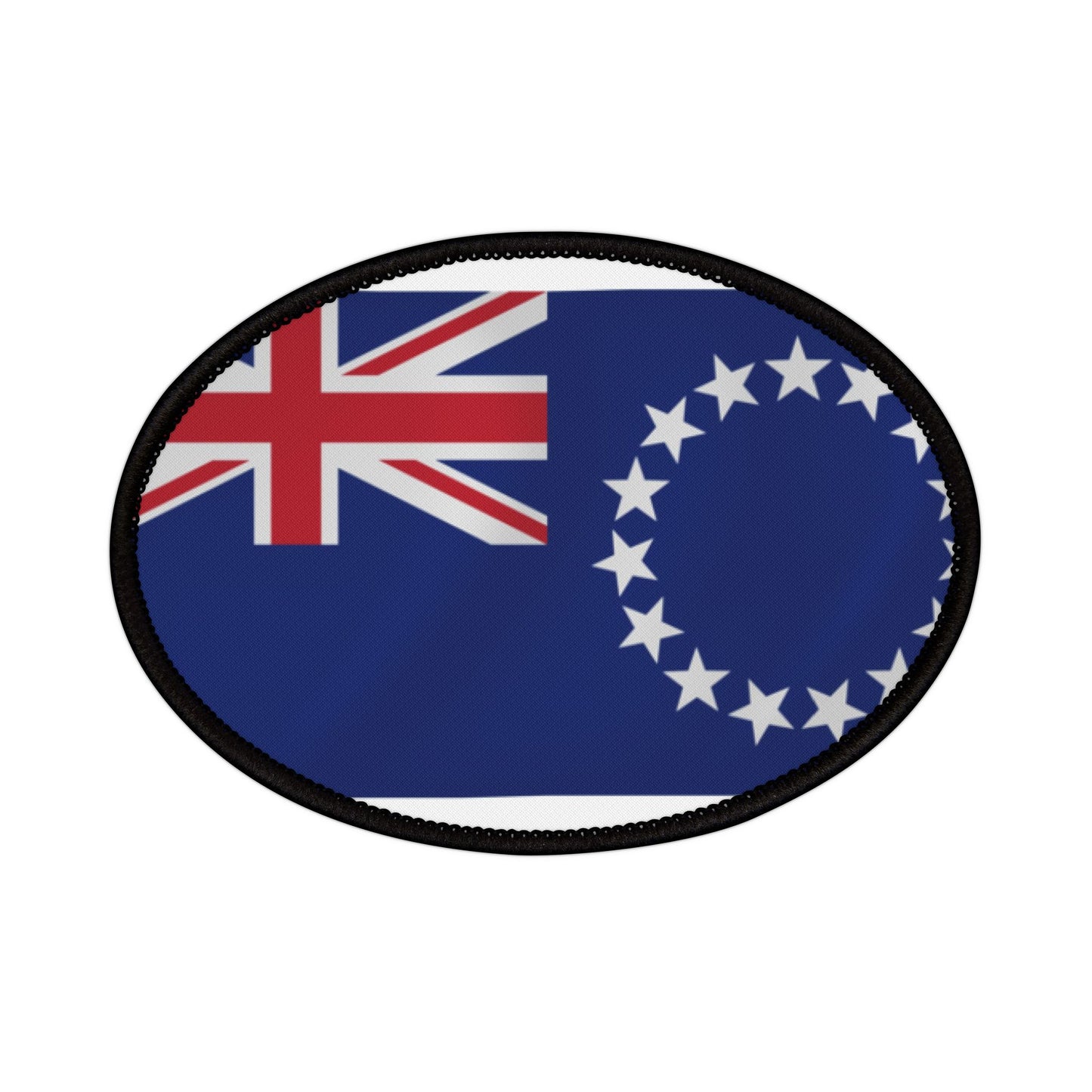 Flag Village Cook Islands Flag Embroidery Iron-On Patches