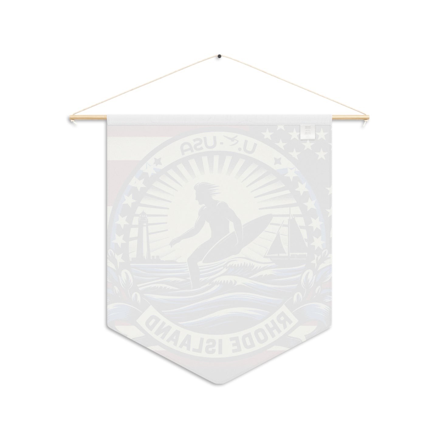 Flag Village Rhode Island State Flag Pennant Sporting Home Wall decoration RI0002