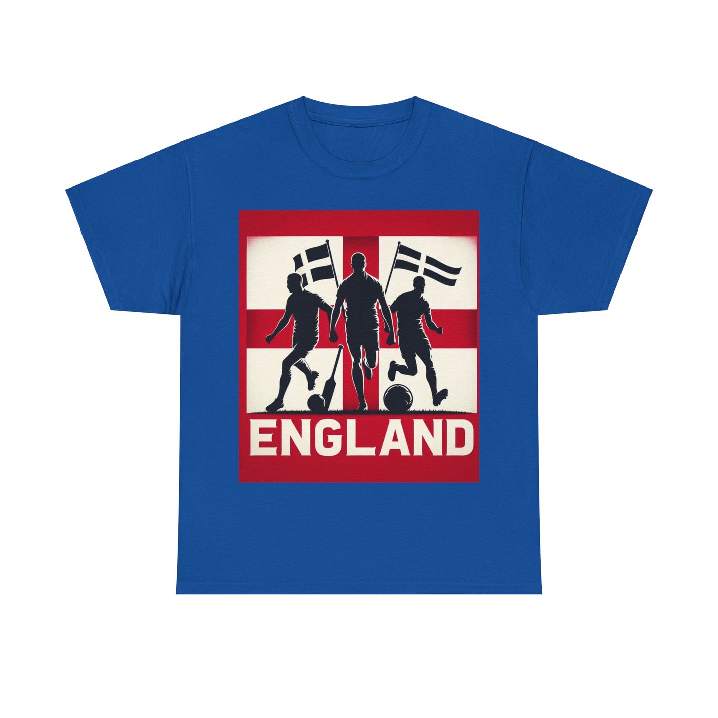 Flag Village England Sporting Flag T-SHIRT Heavy Cotton Tee GBR0011