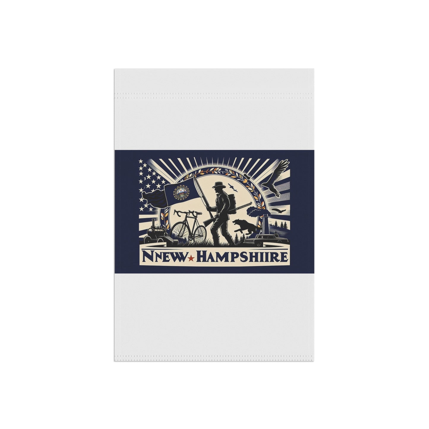 Flag Village New Hampshire State Flag Sporting Garden & House Banner NH0003