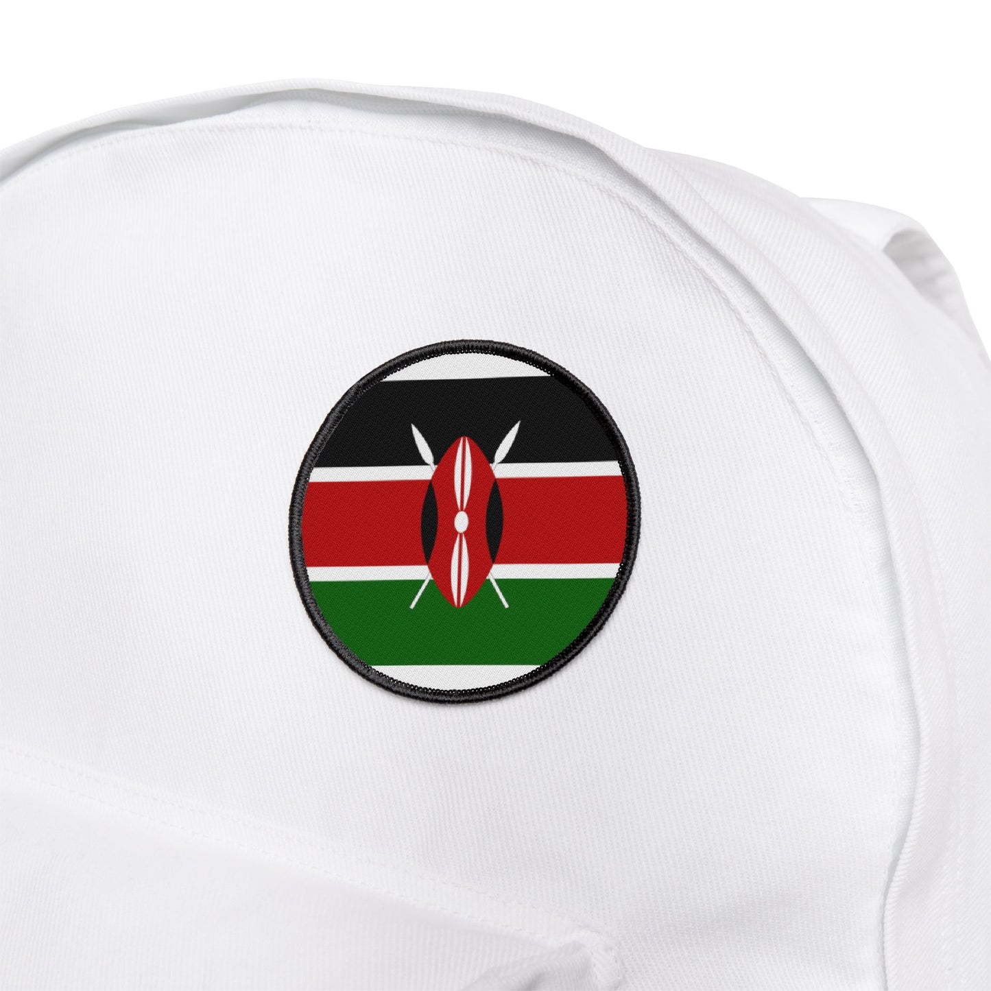 Flag Village Kenya Flag Embroidery Iron-On Patches