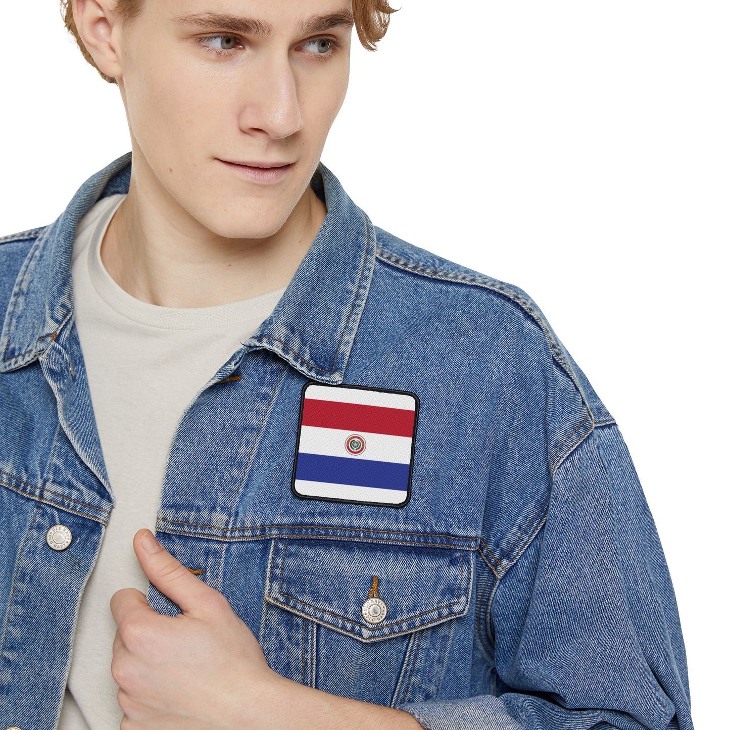Flag Village Paraguay Flag Embroidery Iron-On Patches