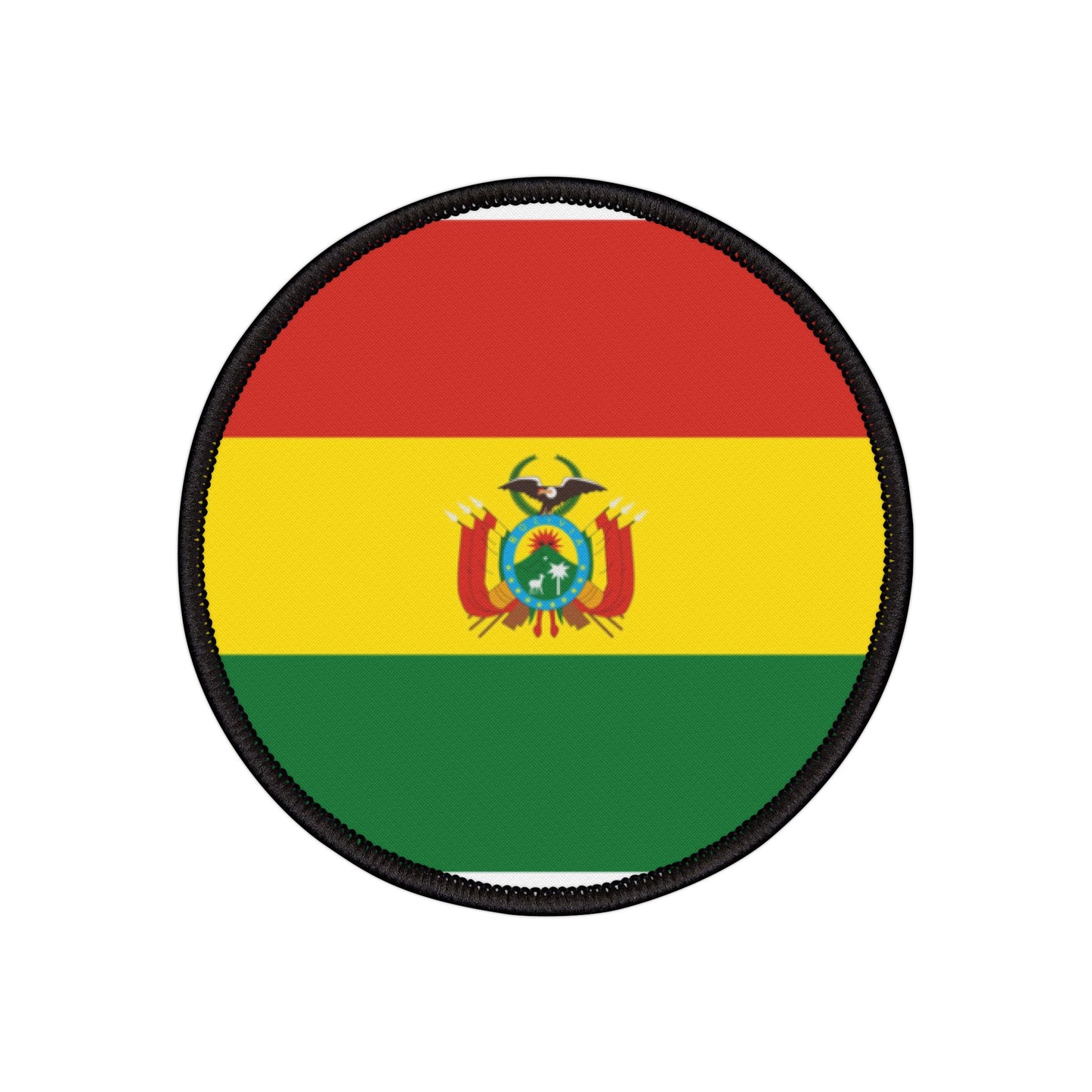 Flag Village Bolivia Flag Embroidery Iron-On Patches