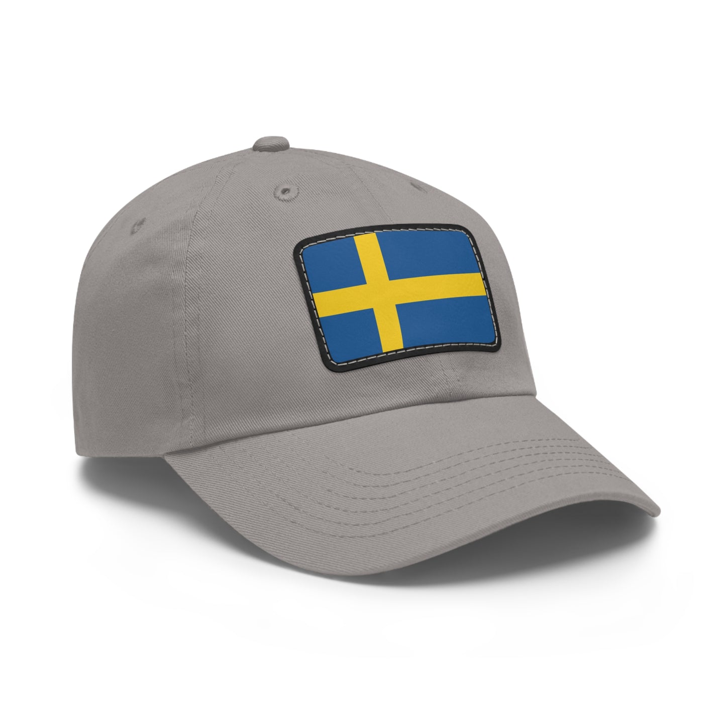 Flag Village Sweden Flag Hat Cap with Leather Patch