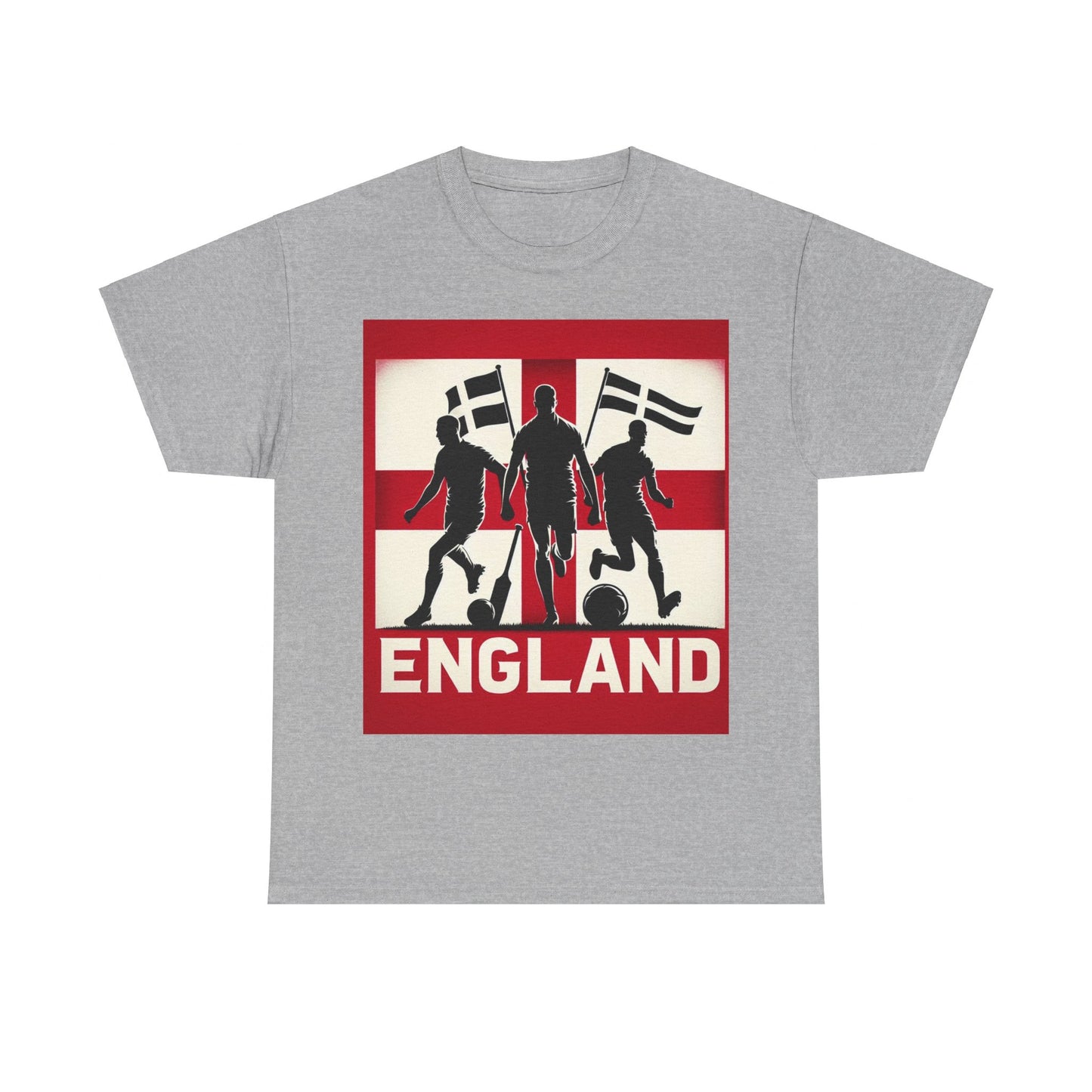 Flag Village England Sporting Flag T-SHIRT Heavy Cotton Tee GBR0011